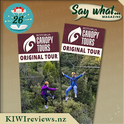 Say what... Exclusive - 2026 Gift Guide - Rotorua Canopy Tours Giveaway